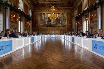 Conférence des ministres chargés du tourisme, à Dijon, le 18 mars 2022